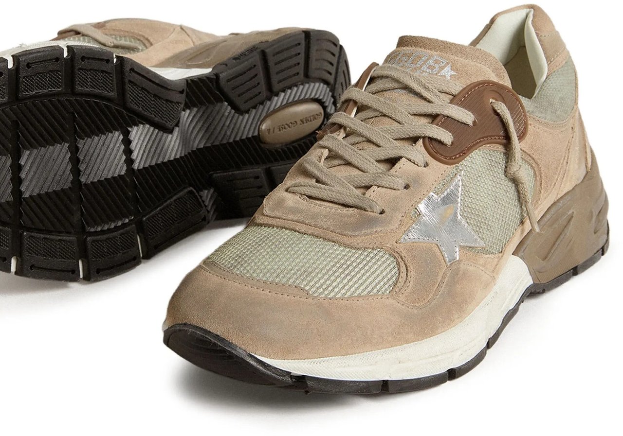 Golden Goose Sneakers Beige /Silver Beige