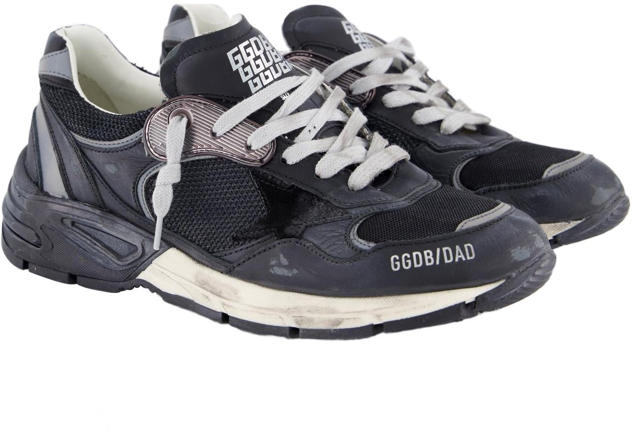 Golden Goose Heren Running Dad Sneaker Zwart Zwart