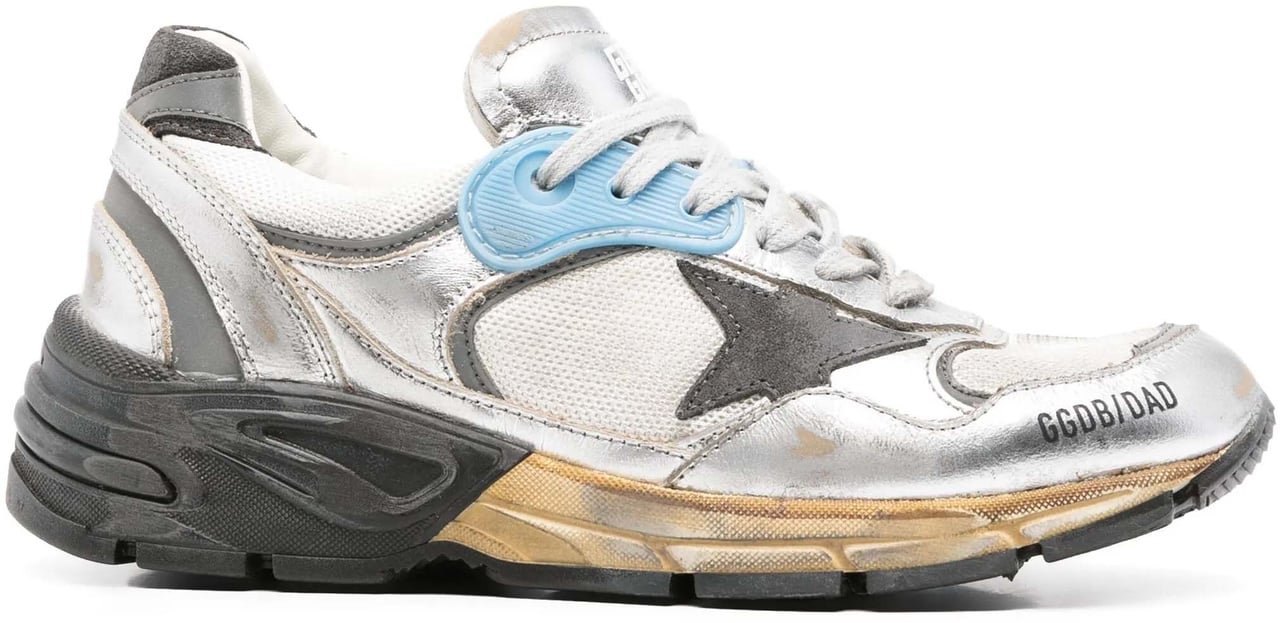 Golden Goose Sneakers Silver/Grey/White Zilver