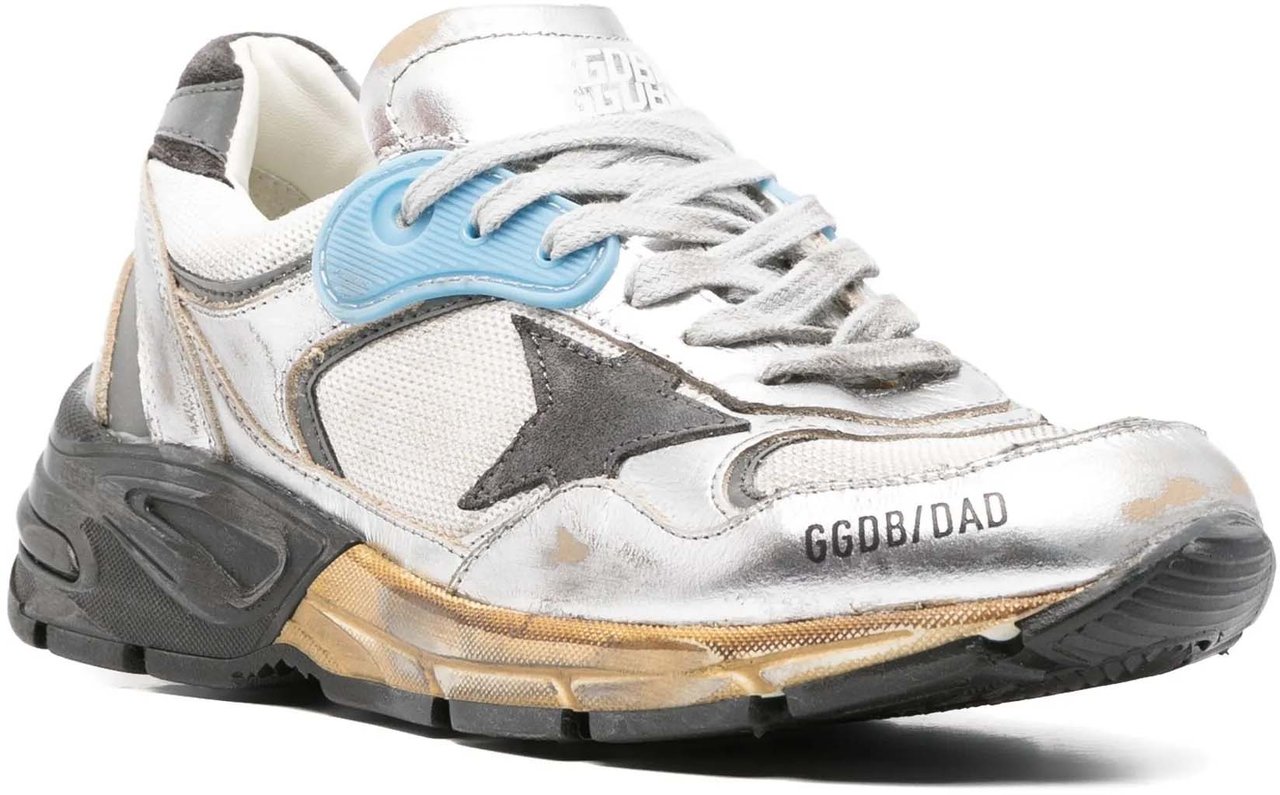 Golden Goose Sneakers Silver/Grey/White Zilver