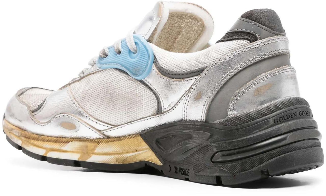 Golden Goose Sneakers Silver/Grey/White Zilver