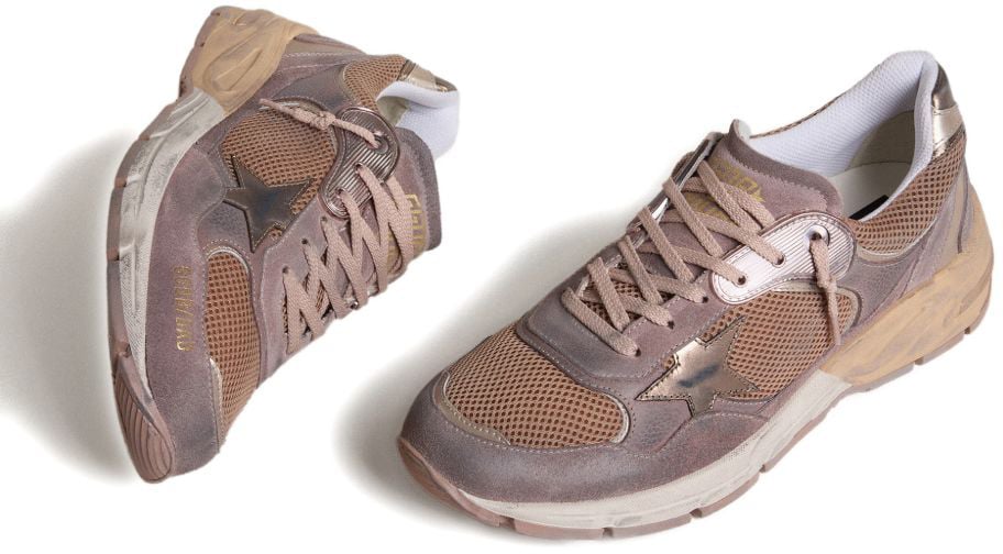 Golden Goose Sneakers Lilla/Beige Taupe