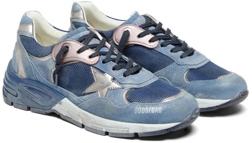 Golden Goose Sneakers Blue Denim/Grey Blauw