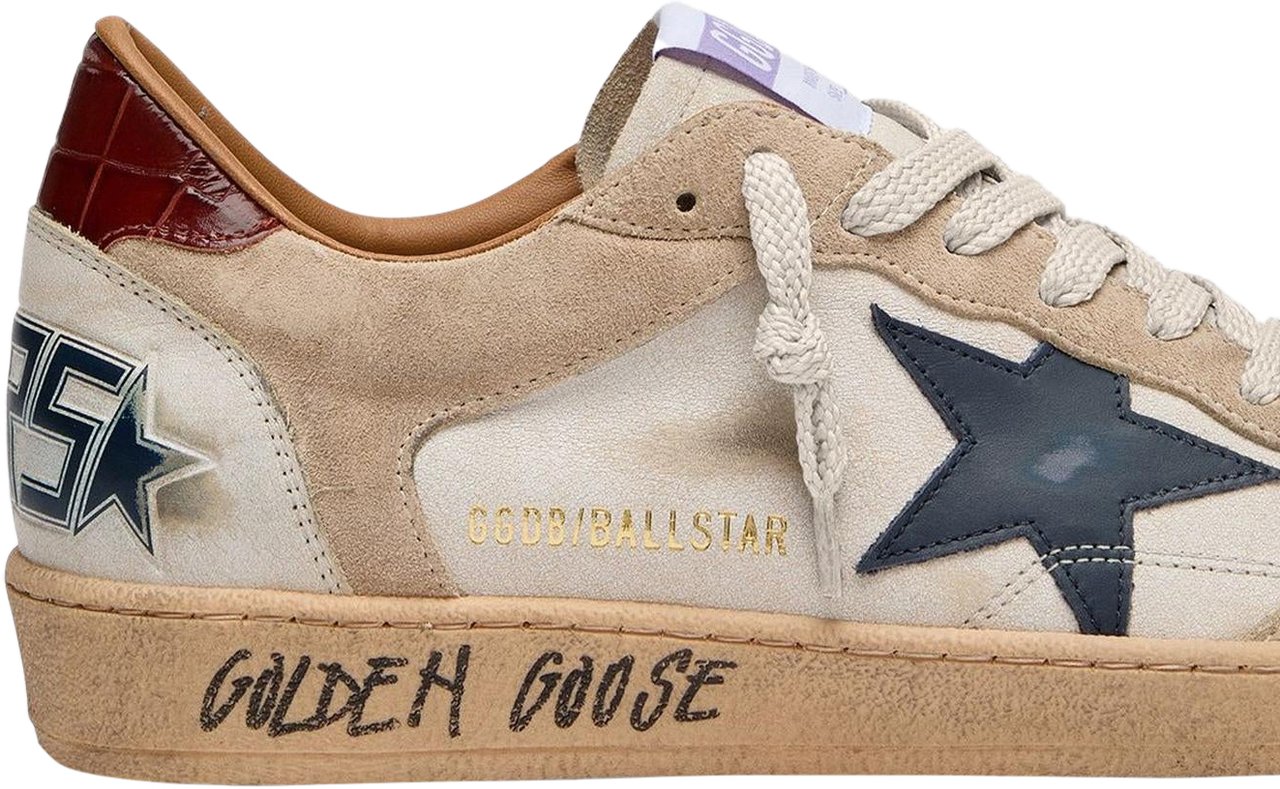 Golden Goose Heren Ballstar Wit