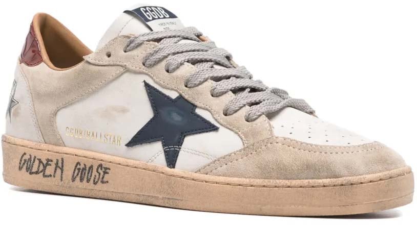 Golden Goose Sneakers White/Beige/Ink Blu/Brown Wit