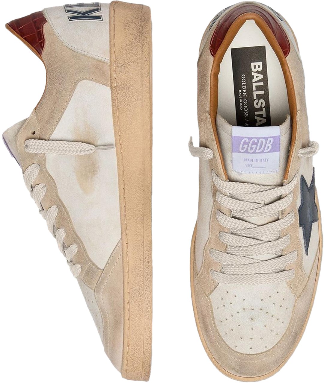 Golden Goose Heren Ballstar Wit