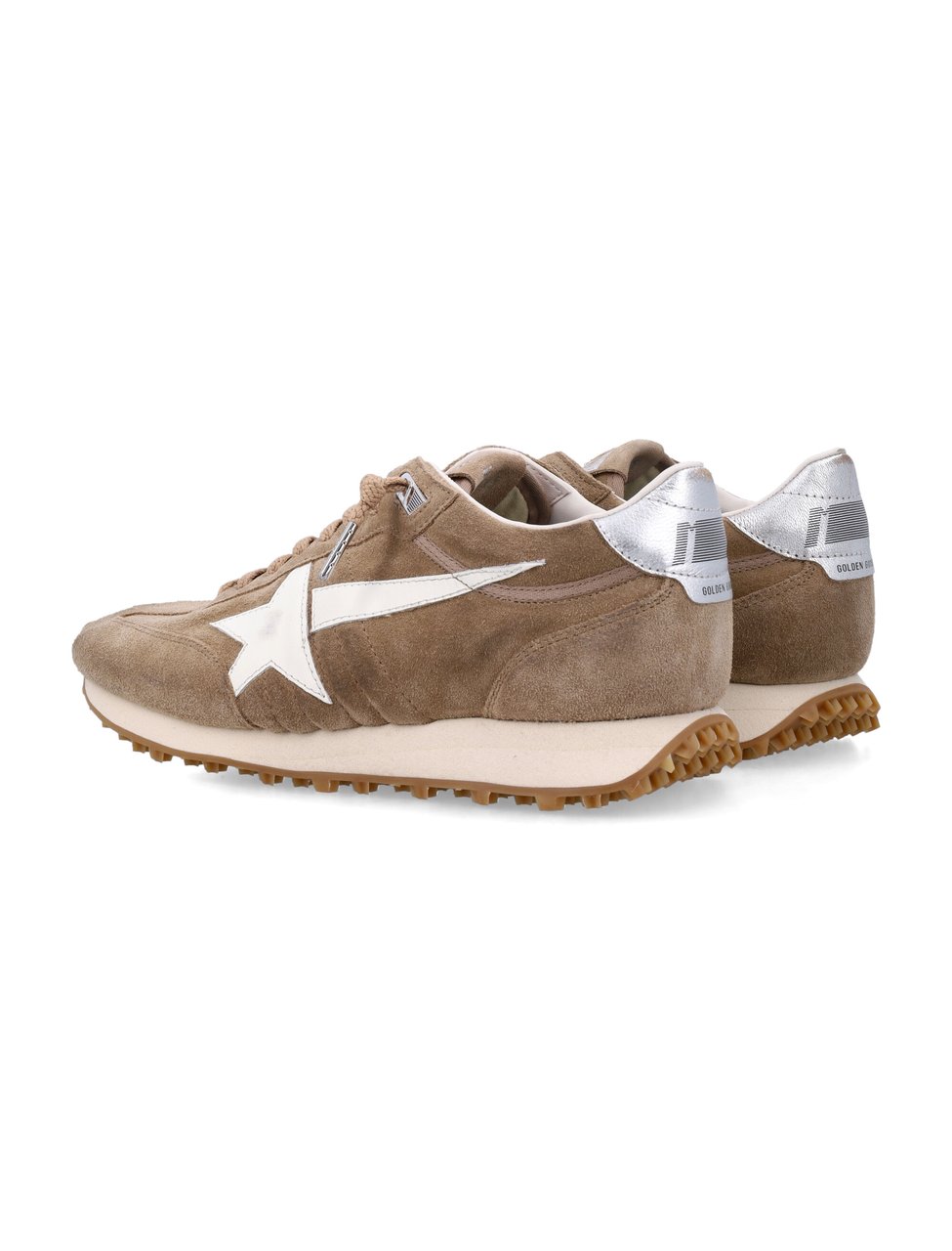 Golden Goose Tobacco Suede Marathon Sneakers Bruin
