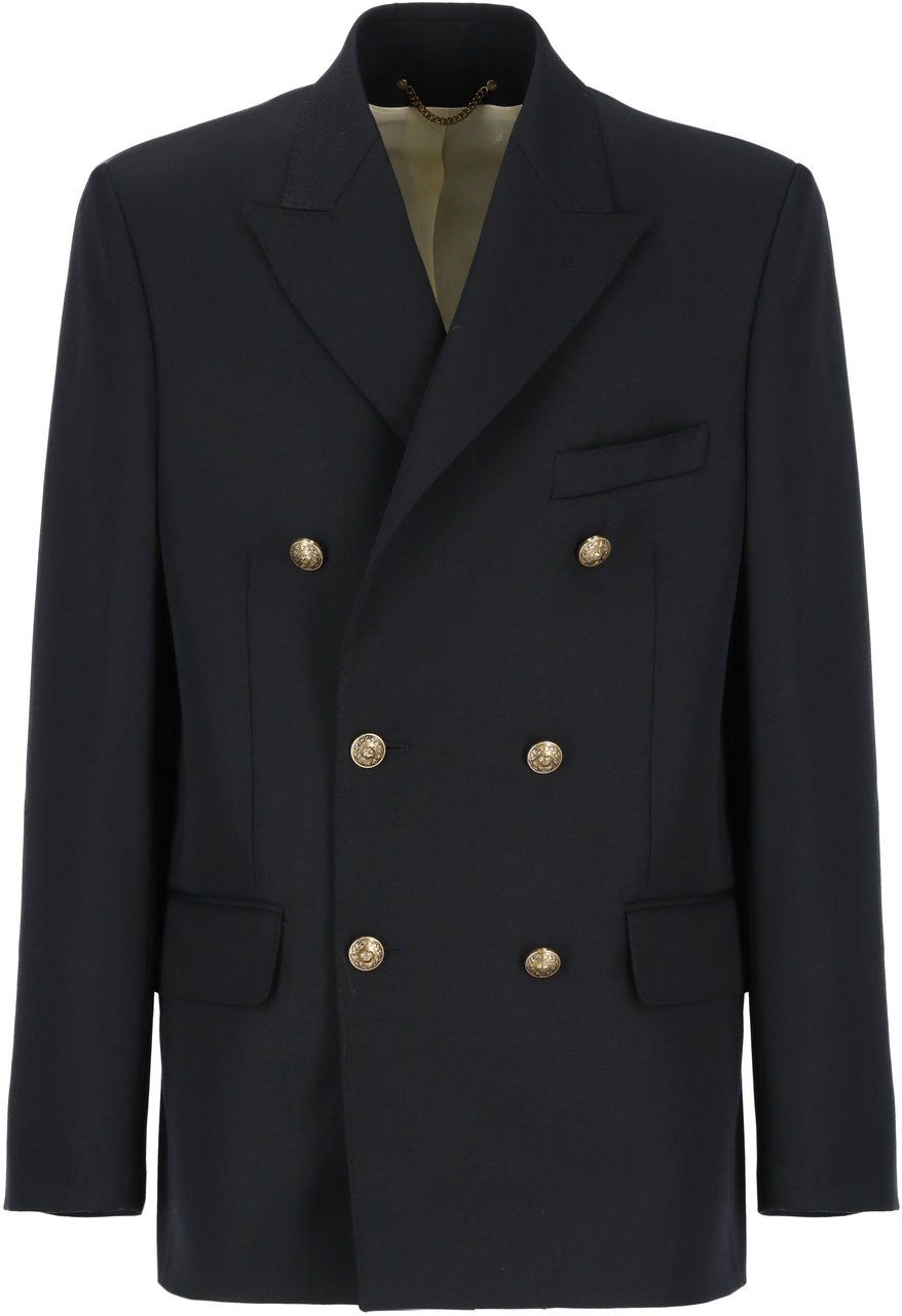 Golden Goose Coats Blue Blauw