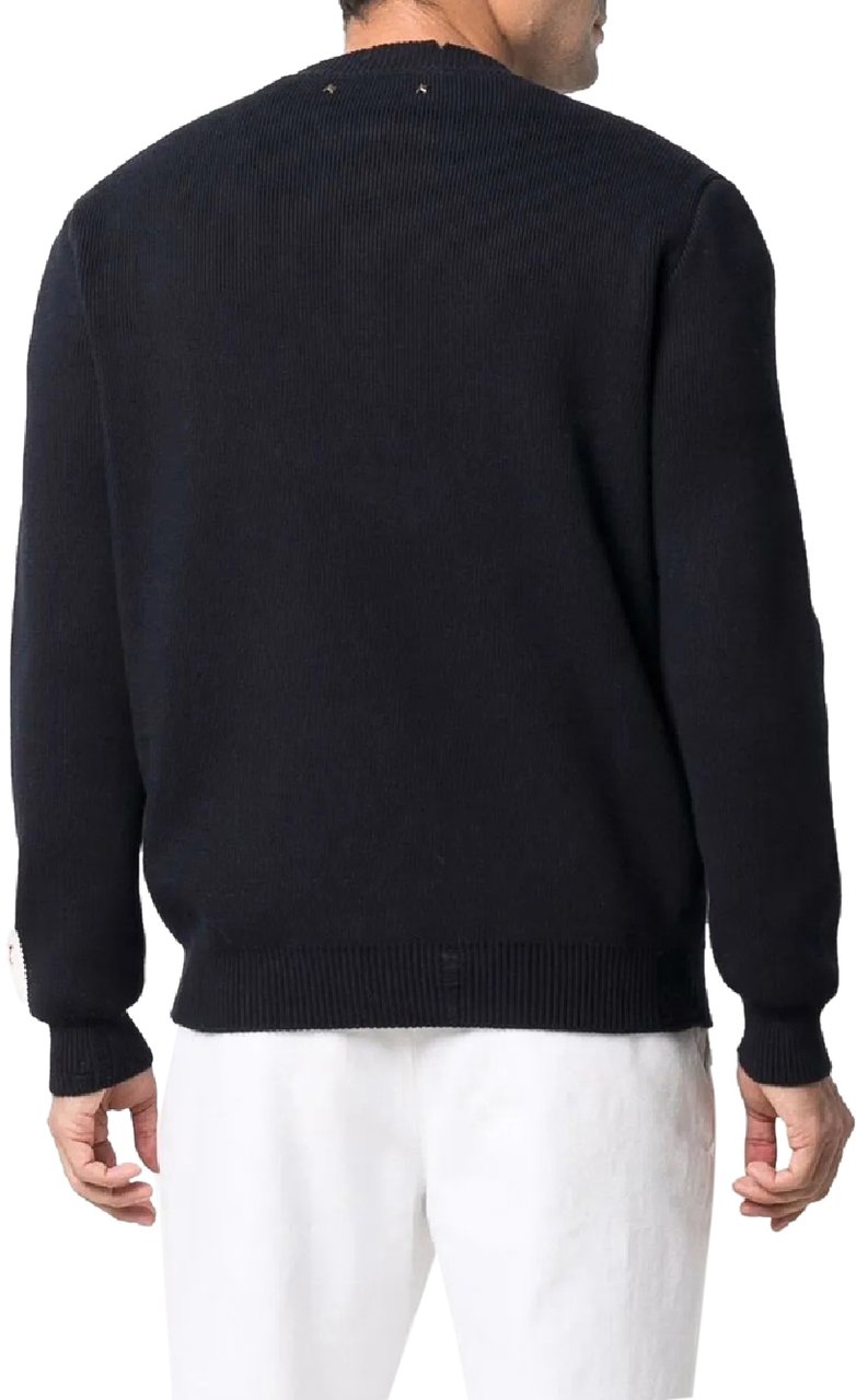 Golden Goose Golden Regular Knit Crew Blauw