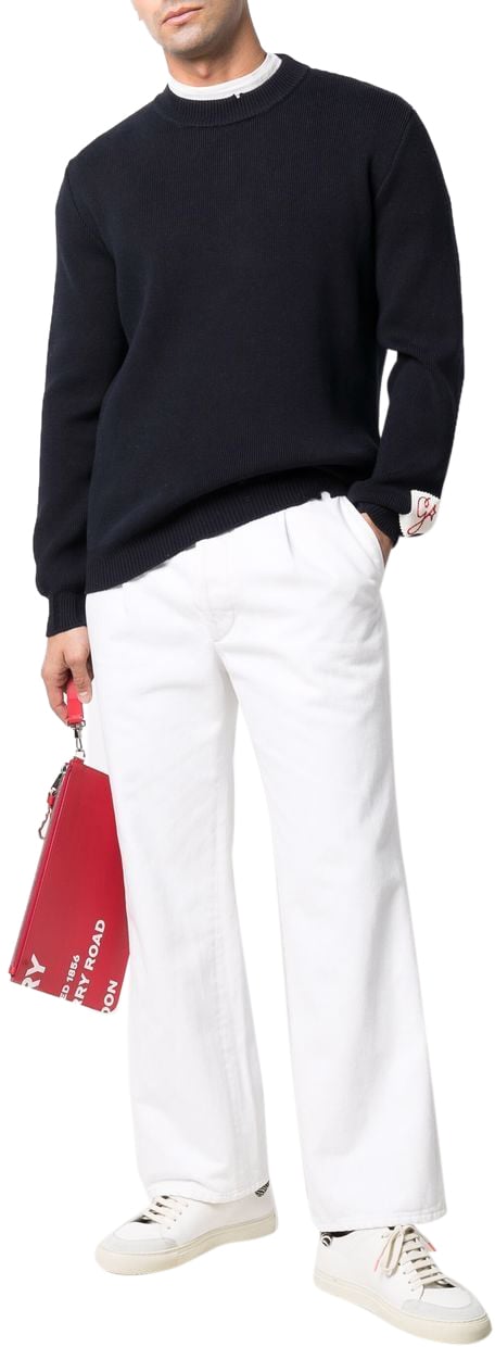 Golden Goose Sweaters Blue Blauw