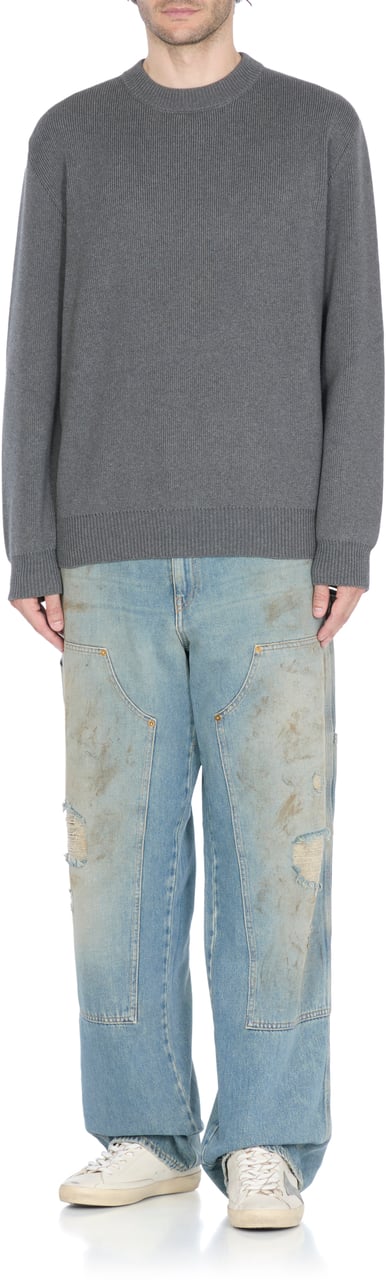 Golden Goose Sweaters Grey Grijs