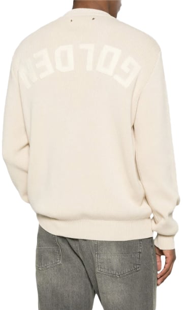 Golden Goose Sweaters Beige Beige