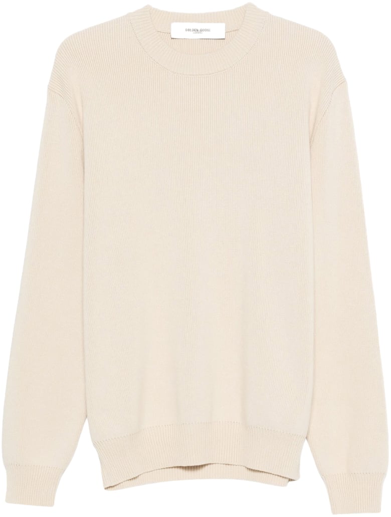 Golden Goose Sweaters Beige Beige