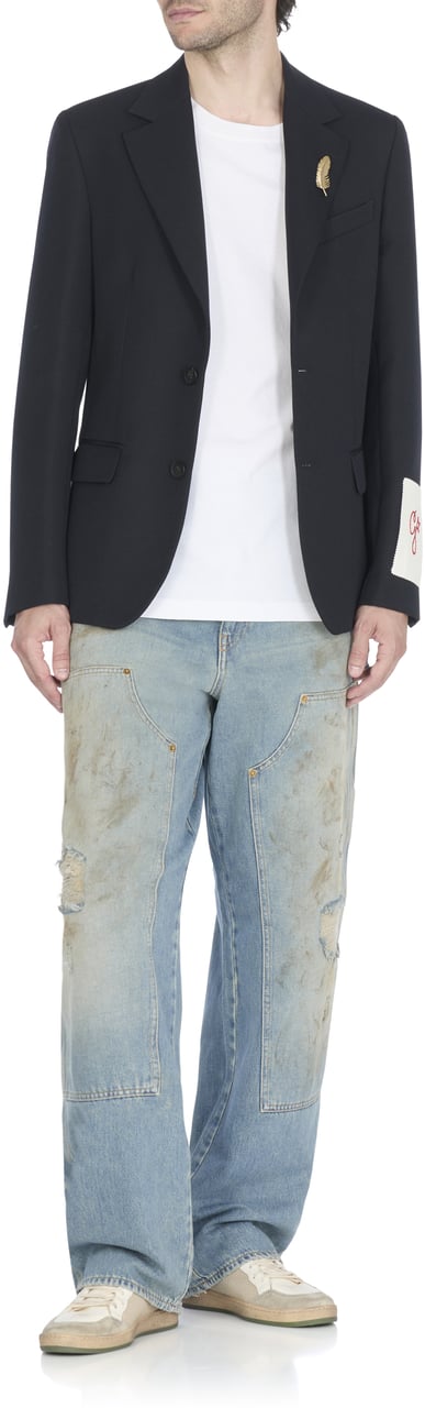 Golden Goose Jackets Blue Blauw