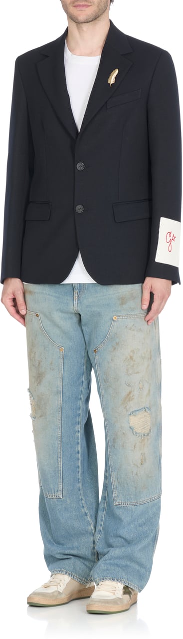 Golden Goose Jackets Blue Blauw