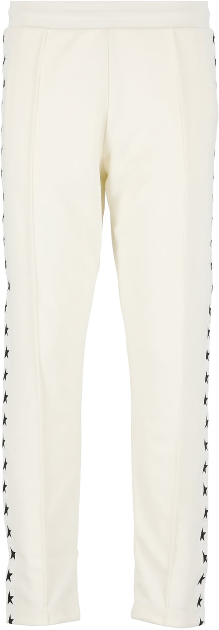 Golden Goose Trousers Ivory Wit