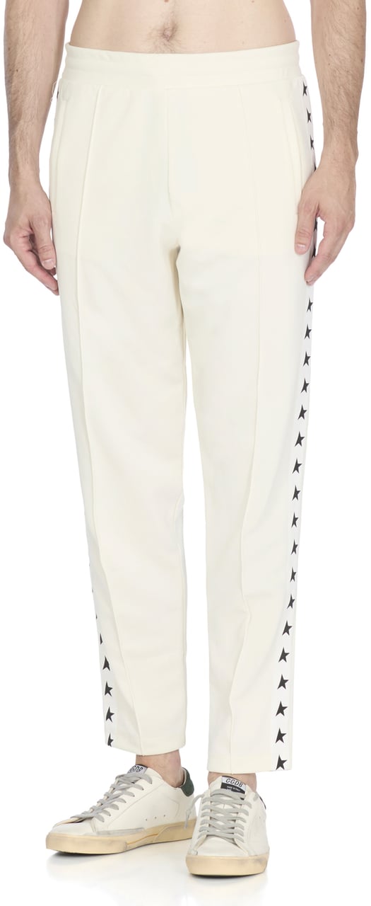Golden Goose Trousers Ivory Wit