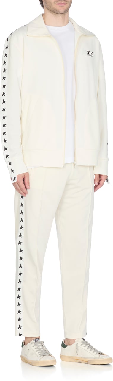 Golden Goose Trousers Ivory Wit