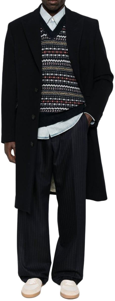 Golden Goose Coats Blue Blauw