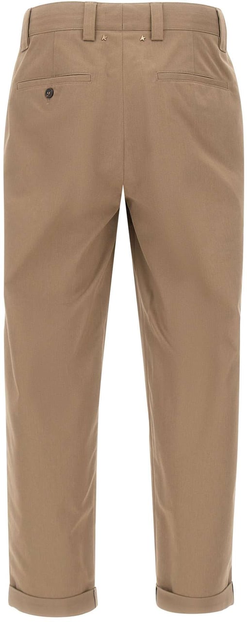 Golden Goose Trousers Beige Beige