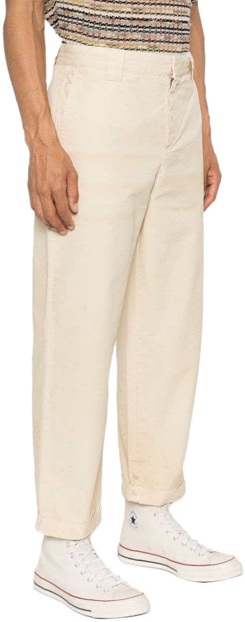 Golden Goose Trousers Beige Beige