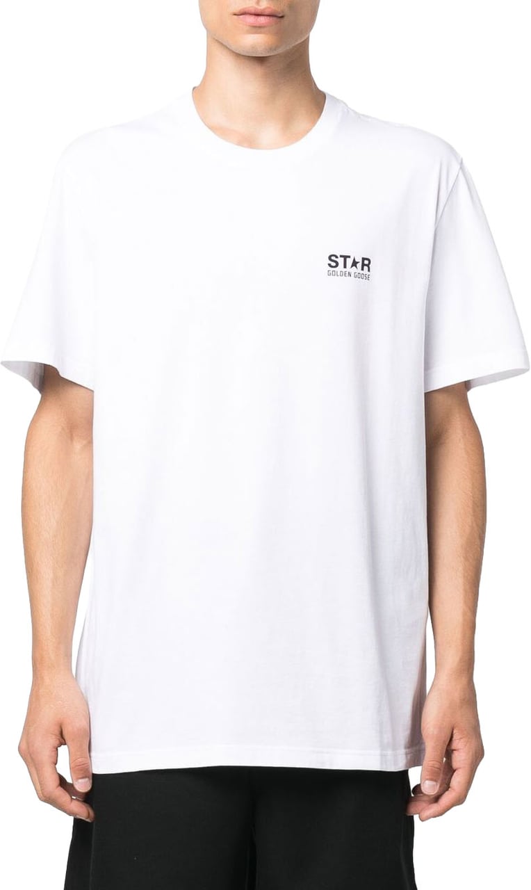 Golden Goose T-Shirts And Polos White / Black Wit
