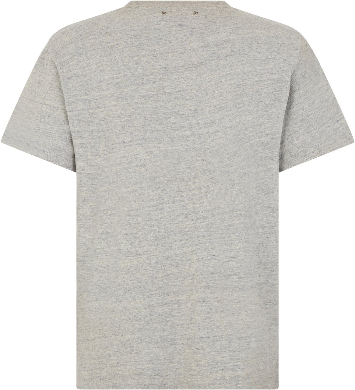 Golden Goose Cotton T-shirt with Vintage Print Grijs