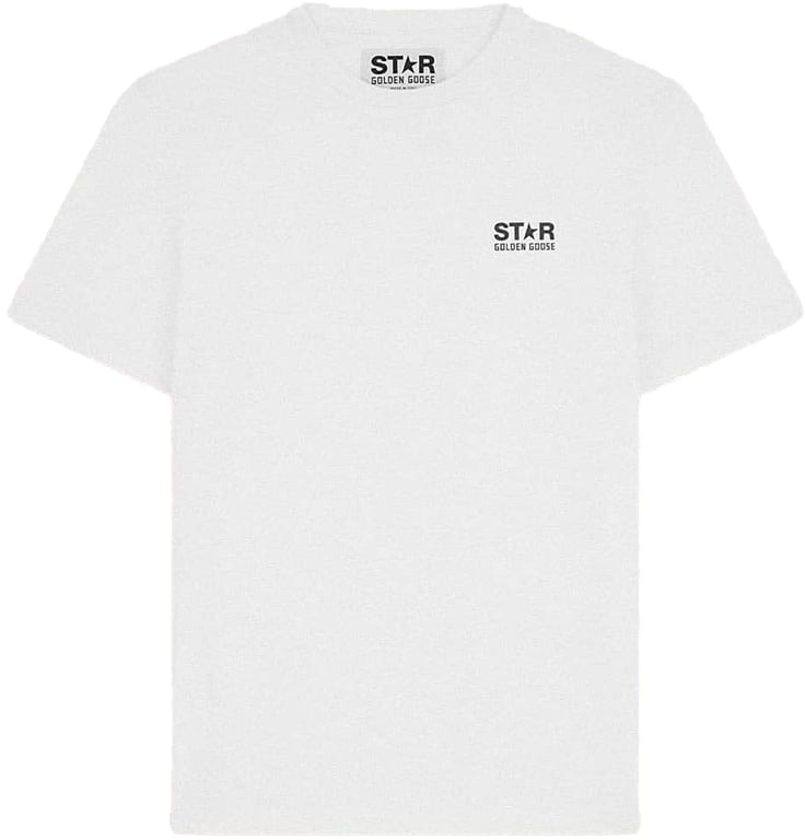 Golden Goose t shirt golden goose etoile coton blanc Beige