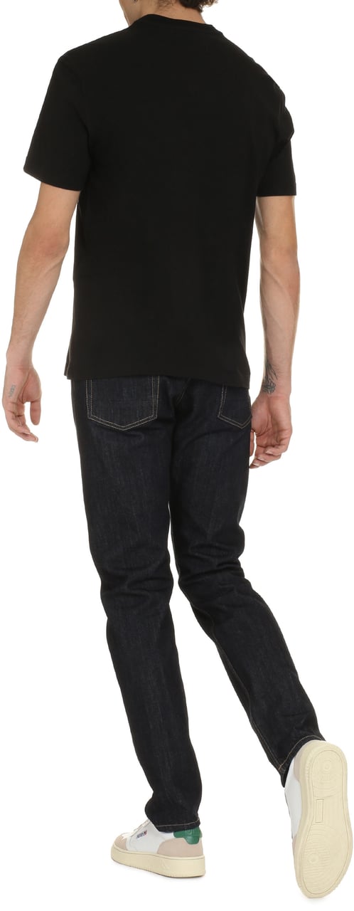 Golden Goose Cotton crew-neck T-shirt Zwart