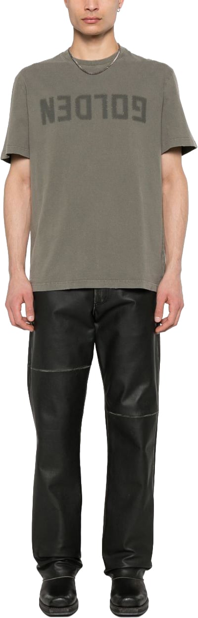 Golden Goose T-Shirts And Polos Green Donkergroen