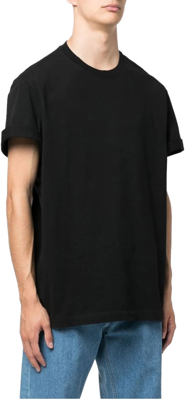 Golden Goose golden ms regular t-shirt black Zwart