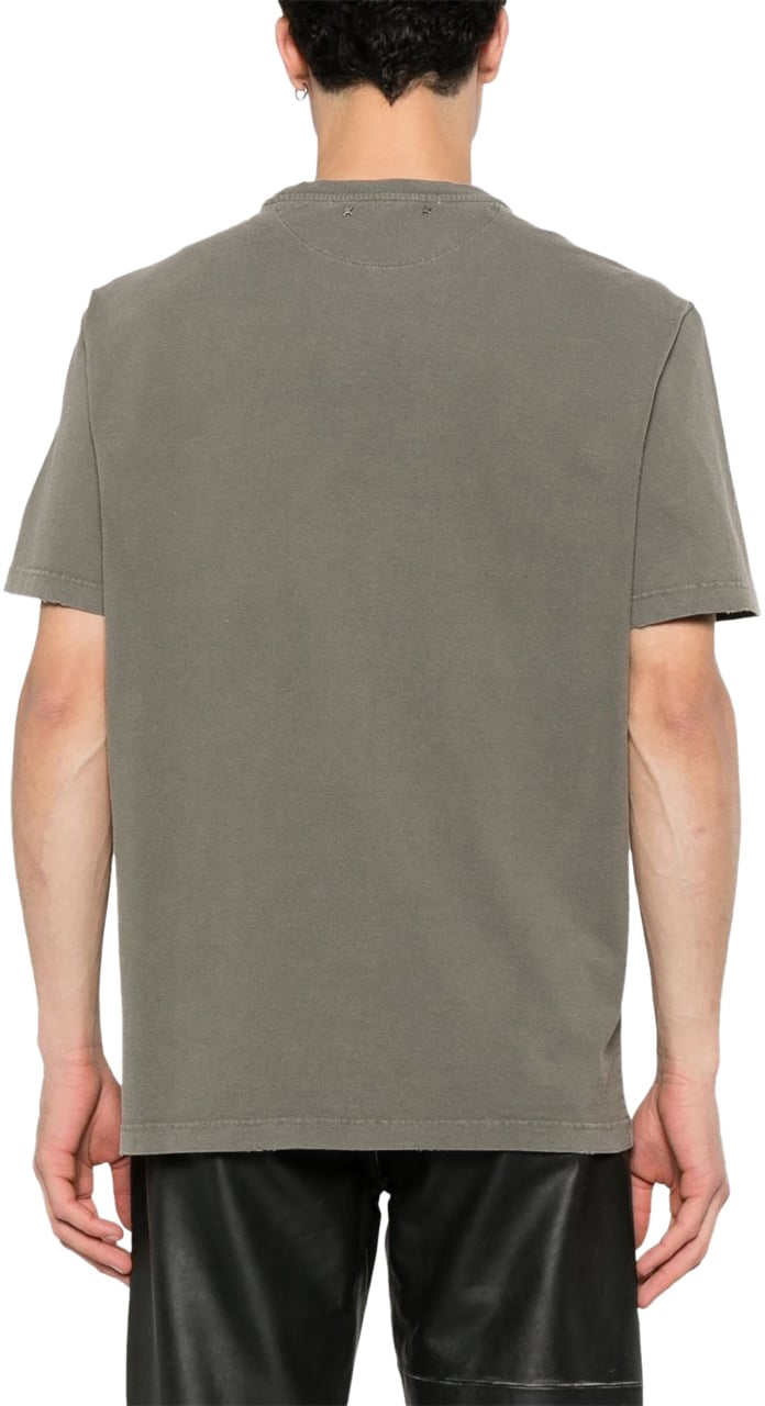 Golden Goose Distressed t-shirt Dierenprint