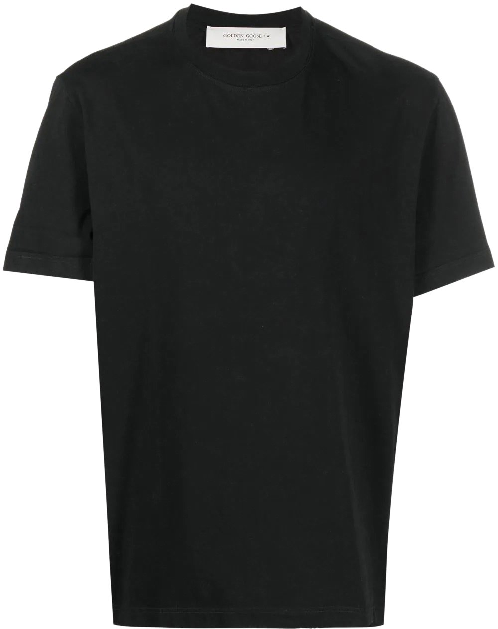 Golden Goose golden ms regular t-shirt black Zwart