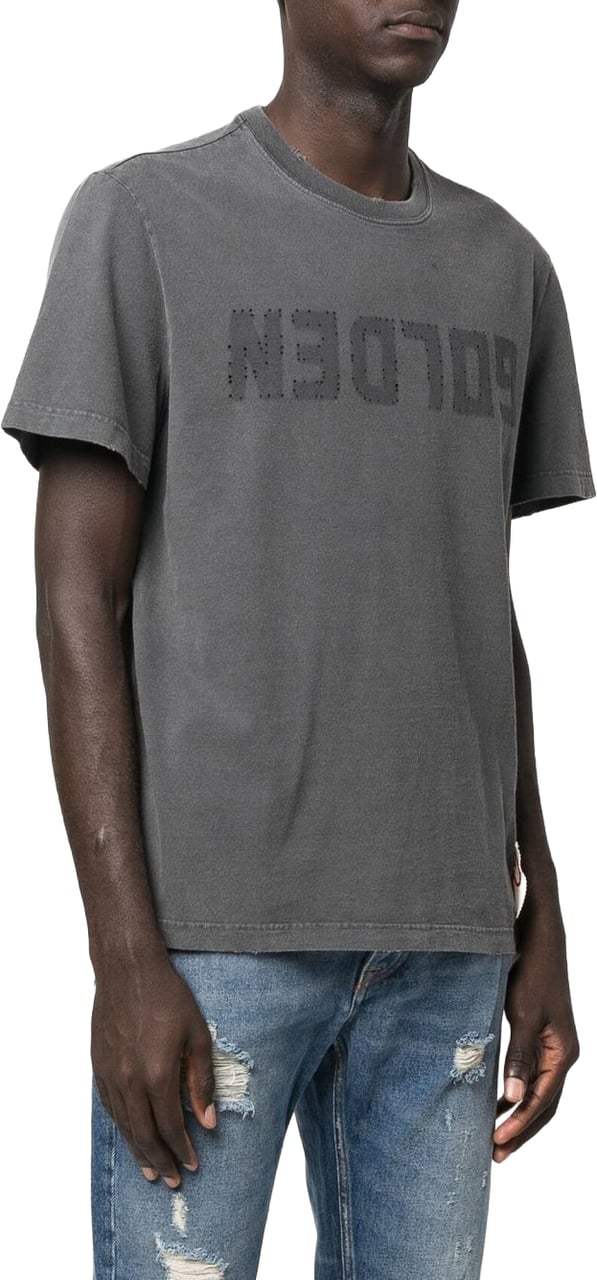 Golden Goose T-Shirts And Polos Grey Donkergrijs