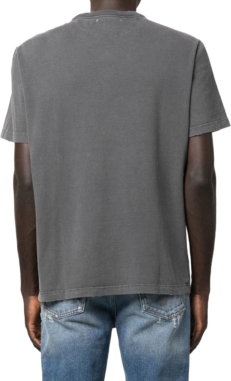 Golden Goose T-Shirts And Polos Grey Donkergrijs
