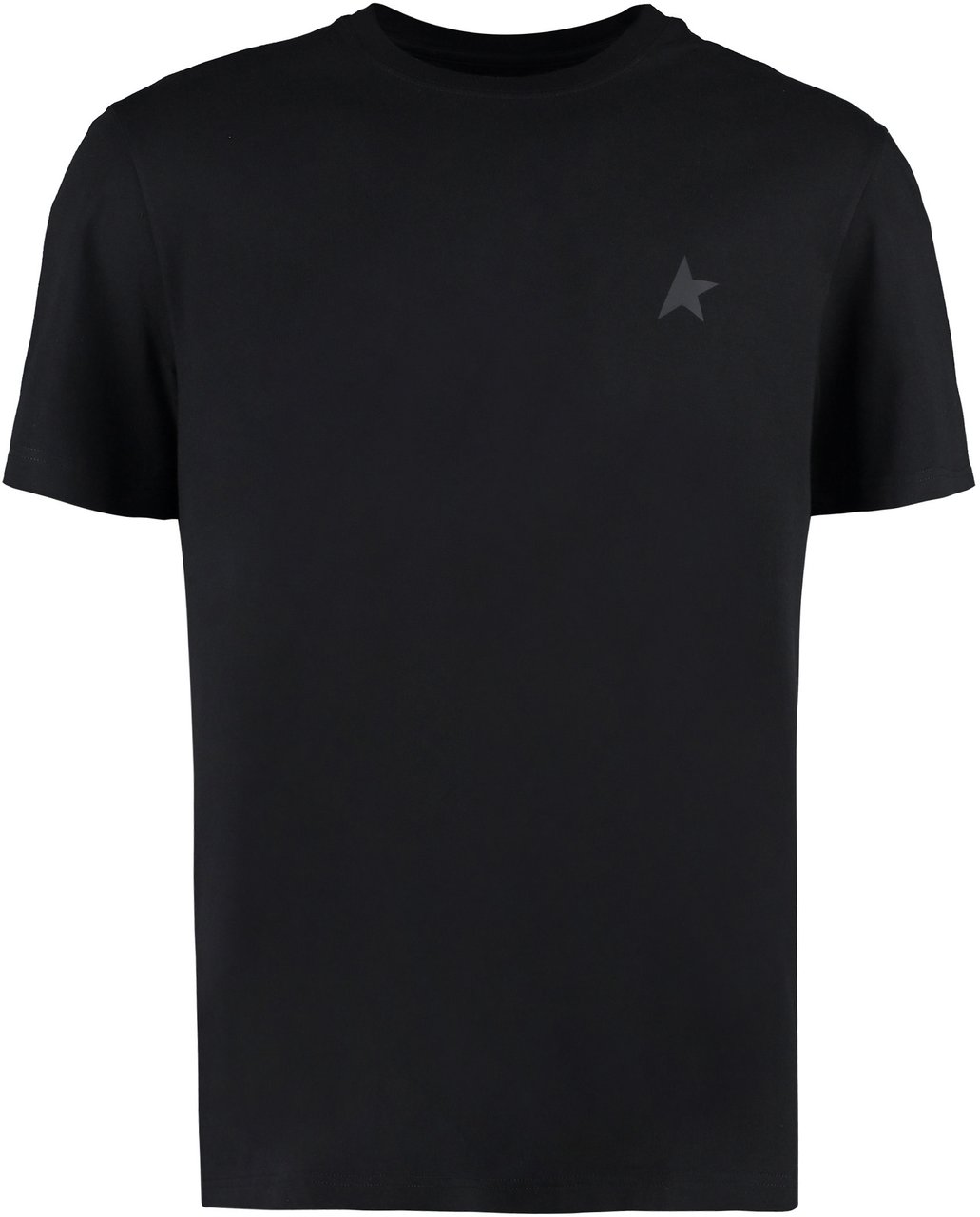 Golden Goose Cotton crew-neck T-shirt Zwart