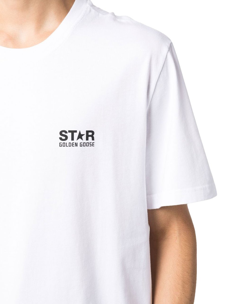 Golden Goose T-Shirts And Polos White / Black Wit