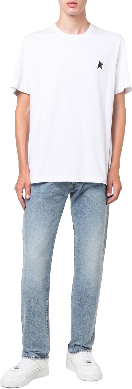 Golden Goose T-Shirts And Polos White / Black Wit