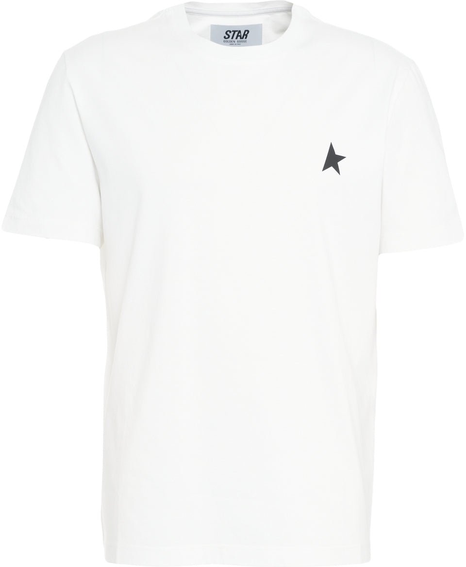 Golden Goose T-shirt with logo Wit