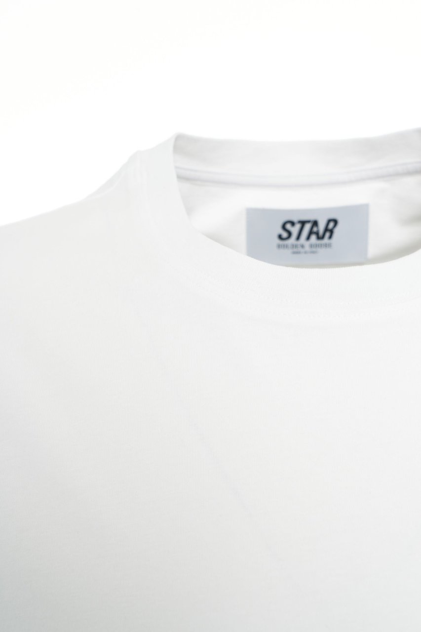 Golden Goose T-shirt with logo Wit