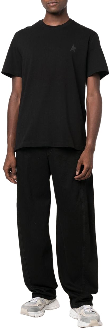 Golden Goose T-Shirts And Polos Black Zwart