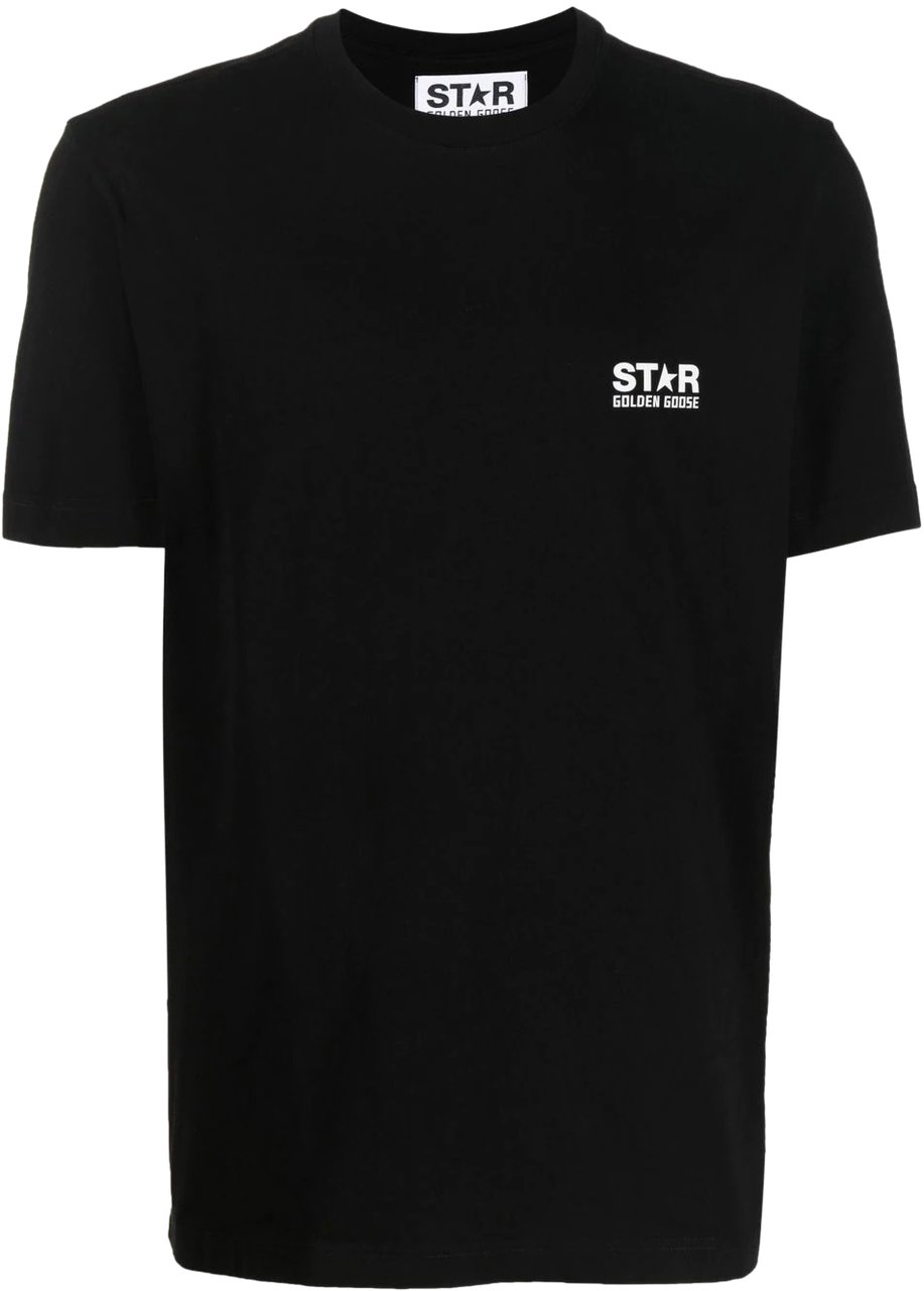 Golden Goose star ms regular t-shirt black Zwart