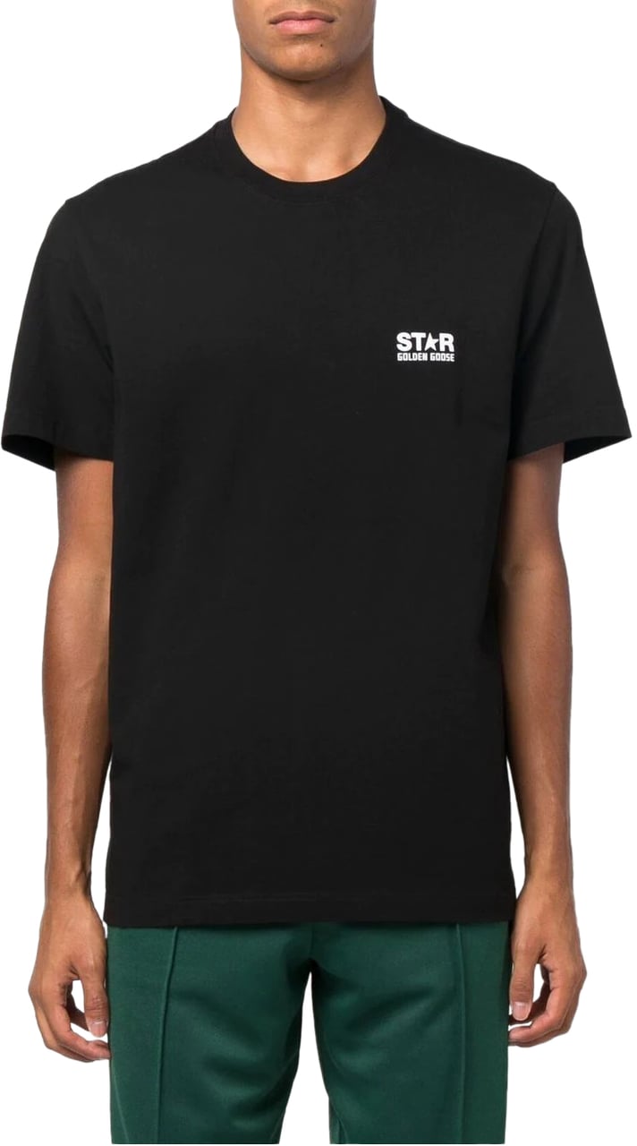 Golden Goose star ms regular t-shirt black Zwart