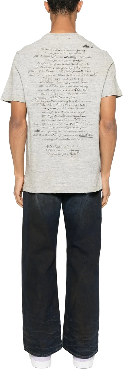 Golden Goose T-Shirts And Polos Grey Lichtgrijs