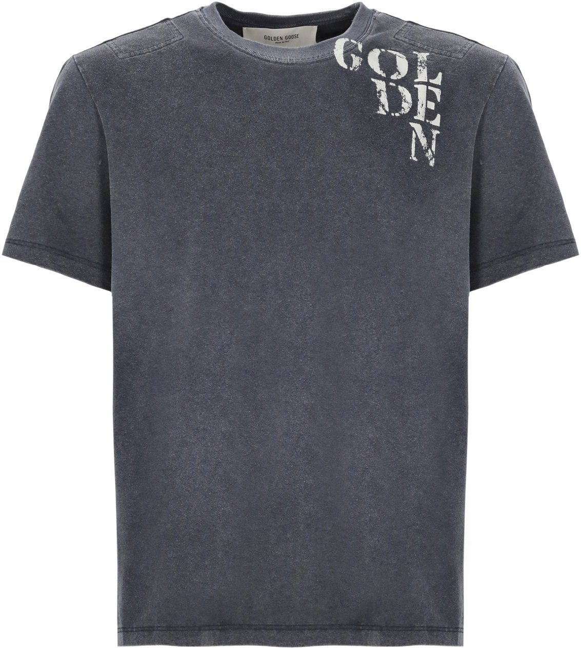 Golden Goose T-Shirts And Polos Blue Blauw