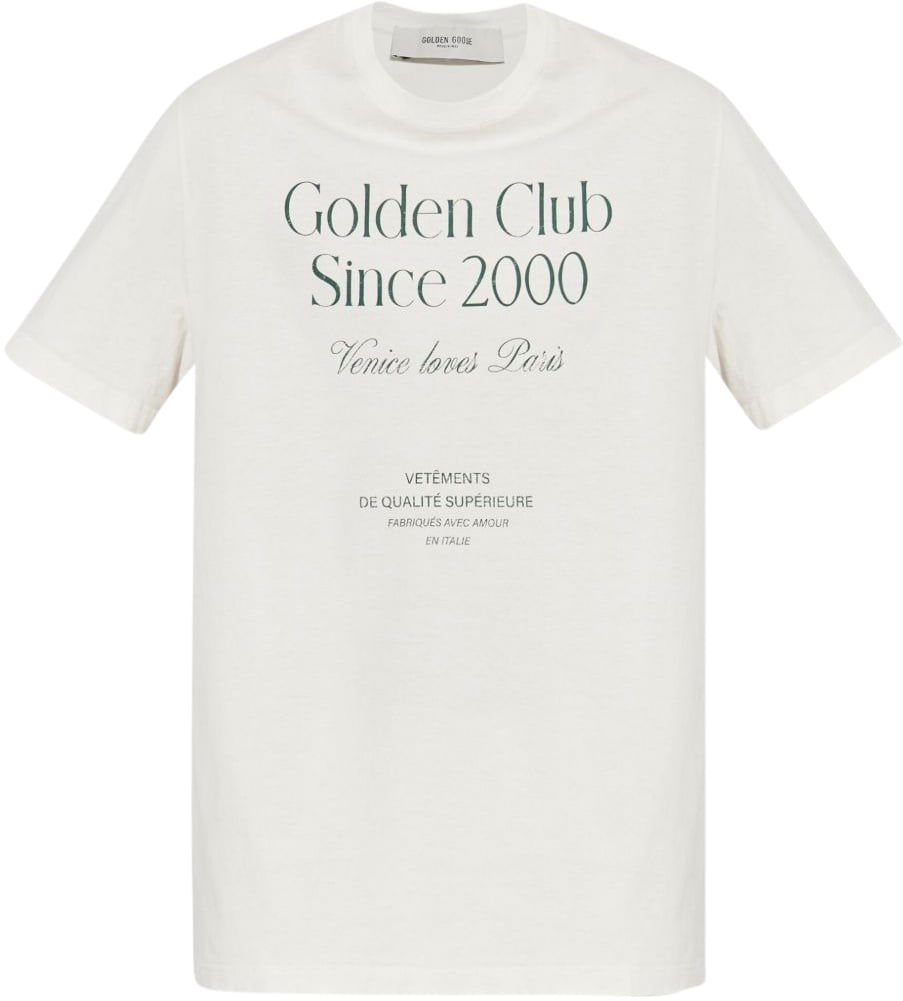 Golden Goose T-Shirts And Polos White Wit
