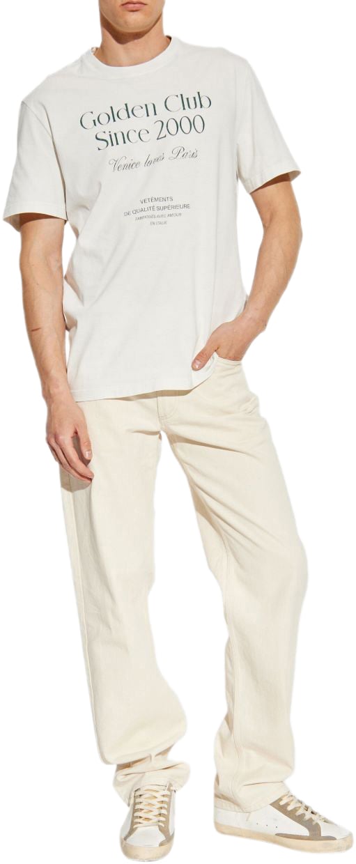Golden Goose T-Shirts And Polos White Wit