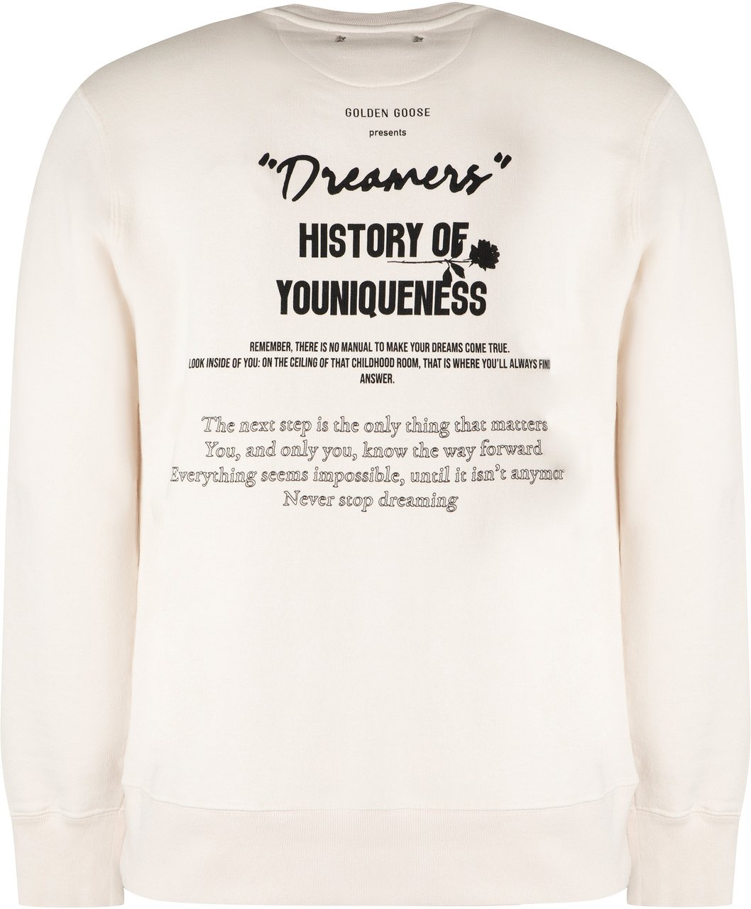 Golden Goose Archibald Cotton crew-neck sweatshirt Zwart