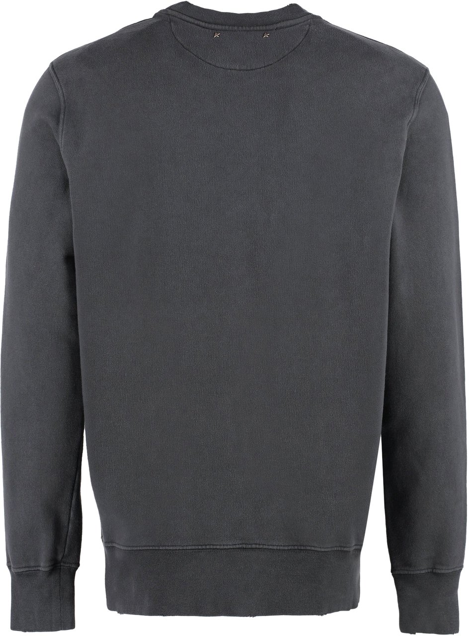 Golden Goose Golden M's Regular Sweatshirt Grijs