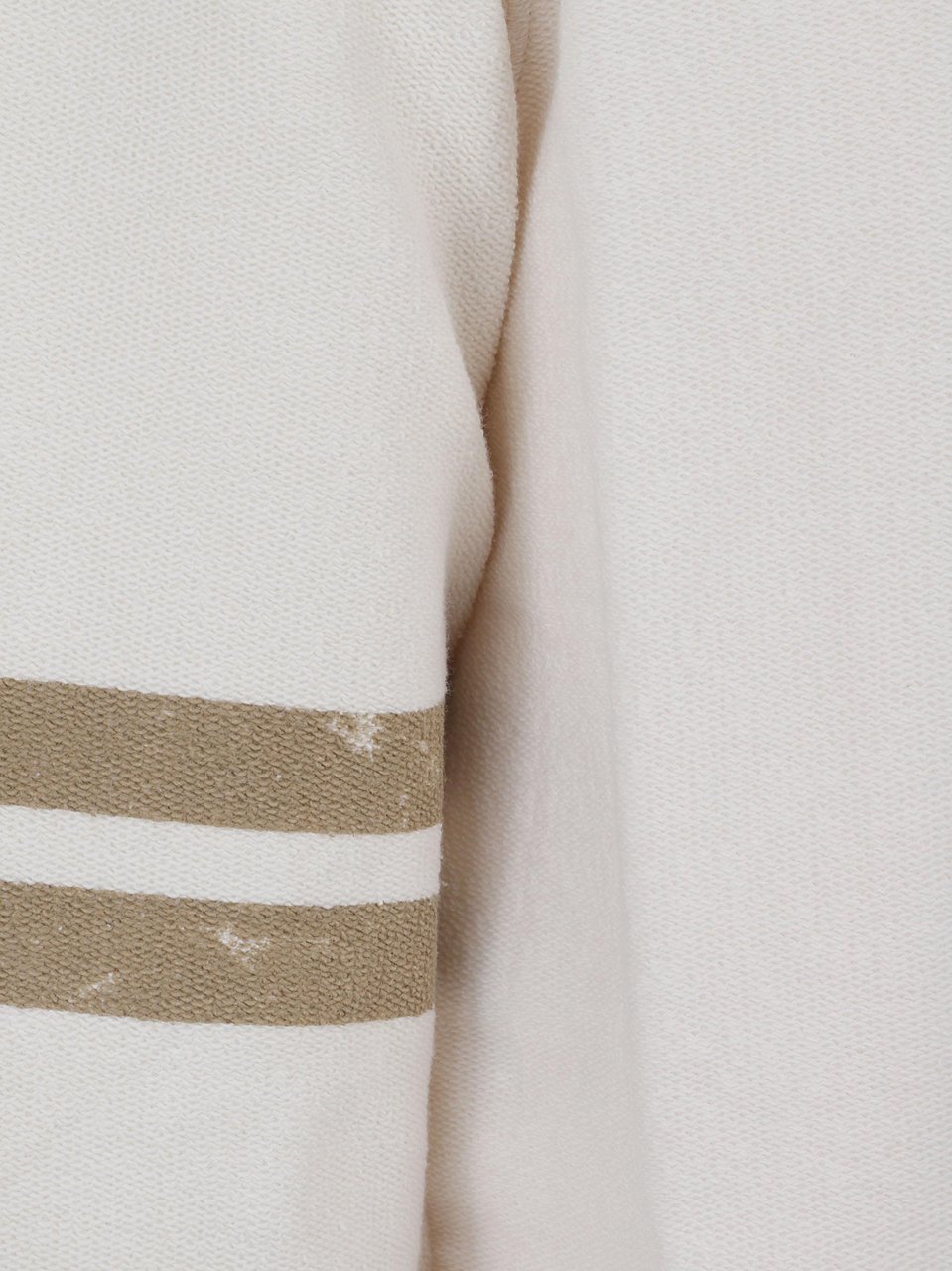 Golden Goose Journey M's Crew Neck Sweatshirt Reverse Side Wit